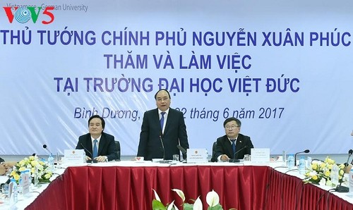 Thủ tướng Nguyễn Xuân Phúc gợi ý mục tiêu phát triển mới cho Trường Đại học Việt Đức - ảnh 2