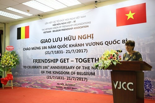 Giao lưu hữu nghị kỷ niệm 186 năm Quốc khánh Vương quốc Bỉ - ảnh 1