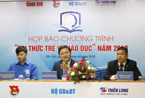 Chương trình “Tri thức trẻ vì giáo dục” năm 2018 đề cao tiêu chí sáng tạo, khả thi - ảnh 1