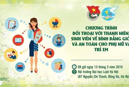 Đối thoại sinh viên về bình đẳng giới và an toàn cho phụ nữ và trẻ em - ảnh 1