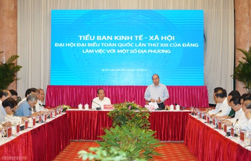 Tiểu ban Kinh tế xã hội làm việc với một số địa phương - ảnh 1