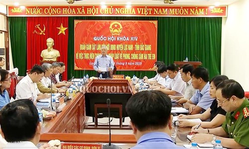 Phó Chủ tịch Quốc hội Uông Chu Lưu: Xử lý nghiêm tội phạm xâm hại trẻ em - ảnh 1