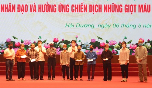 Phát động cao điểm Tháng Nhân đạo năm 2021 - ảnh 1