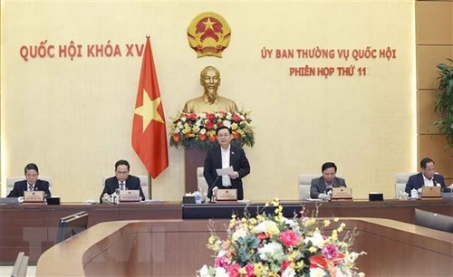 Tiếp tục phiên họp thứ 11 của Ủy ban Thường vụ Quốc hội - ảnh 1