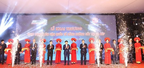 Khai trương hoạt động đường sắt liên vận quốc tế tại Ga Kép, Bắc Giang - ảnh 1