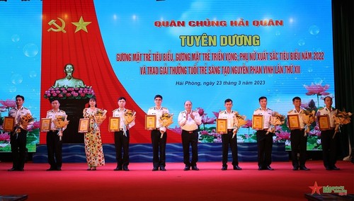 Quân chủng Hải quân tuyên dương gương mặt trẻ tiêu biểu  - ảnh 3