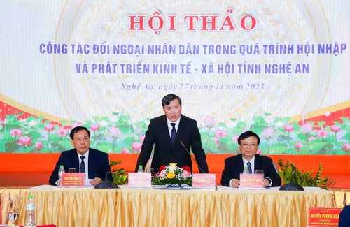 Đổi mới công tác đối ngoại trong quá trình hội nhập và phát triển kinh tế-xã hội của tỉnh Nghệ An - ảnh 1