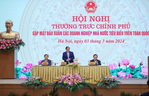 Thủ tướng gặp mặt đầu xuân các doanh nghiệp nhà nước tiêu biểu toàn quốc - ảnh 1