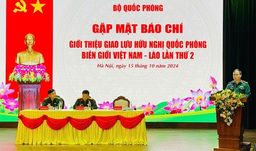 Giao lưu hữu nghị Quốc phòng biên giới Việt Nam-Lào lần thứ 2 diễn ra từ ngày 22-23/10 - ảnh 1