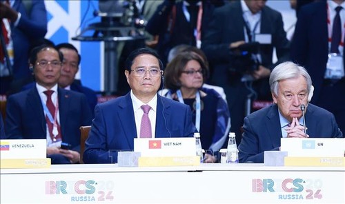 Thủ tướng Phạm Minh Chính về tới Hà Nội, kết thúc chuyến công tác tham dự Hội nghị BRICS mở rộng - ảnh 1