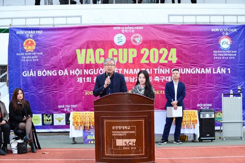 Giải bóng đá VAC Cup: Gắn kết cộng đồng, thúc đẩy hợp tác Việt - Hàn tại Chungnam - ảnh 4