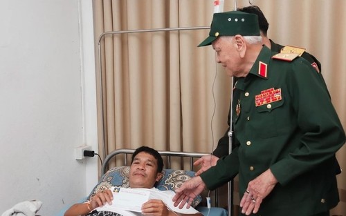 Việt Nam tặng quà cho thương bệnh binh là quân nhân và cựu quân nhân Lào - ảnh 1