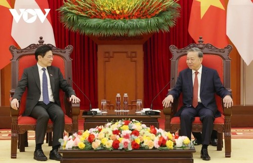 Thủ tướng Singapore kết thúc tốt đẹp chuyến thăm chính thức Việt Nam - ảnh 2