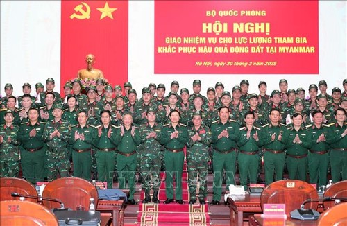 Lực lượng cứu trợ của Quân đội nhân dân Việt Nam lên đường đến cứu trợ Myanmar - ảnh 1