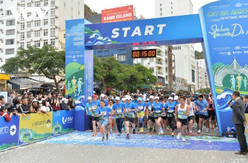 Khai mạc Du lịch Cát Bà 2025 và Giải marathon “Sải bước trên miền di sản” - ảnh 1