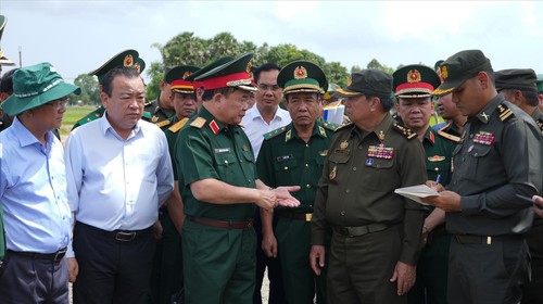 Sẵn sàng cho Giao lưu hữu nghị Quốc phòng biên giới Việt Nam - Campuchia - ảnh 2