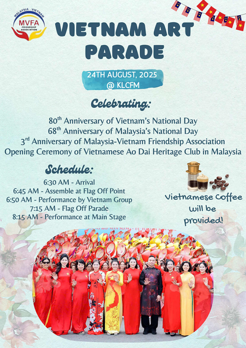 “Diễu hành Nghệ thuật Việt Nam” tại Kuala Lumpur: Rộn ràng mừng Quốc khánh - ảnh 1