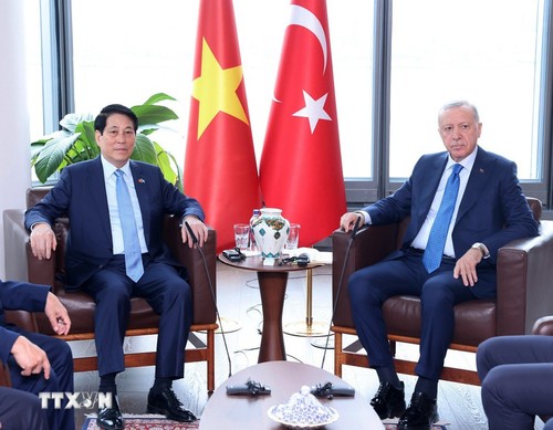 Chủ tịch nước Lương Cường tiếp tục tiếp xúc cấp cao tại Đại hội đồng Liên hợp quốc - ảnh 2