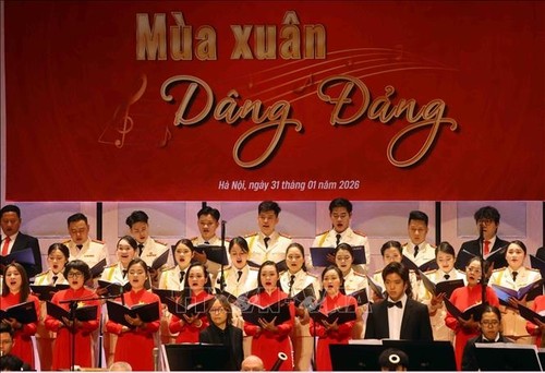 Chương trình nghệ thuật “Mùa xuân dâng Đảng” - Điểm nhấn nghệ thuật đầu xuân - ảnh 1