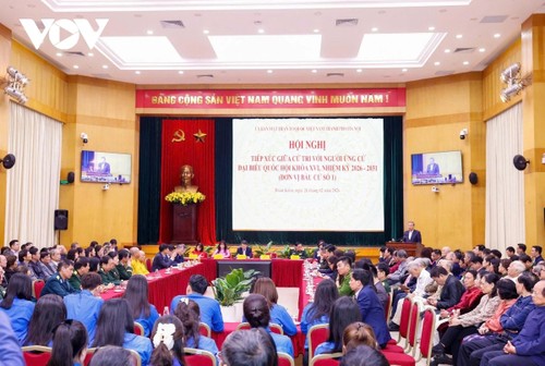 Tổng Bí thư Tô Lâm dự hội nghị tiếp xúc cử tri với người ứng cử Đại biểu Quốc hội khoá 16 - ảnh 2