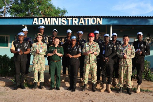 Evaluation of Vietnam's Level 2 Field Hospital Rotation 6 in South Sudan conducted - ảnh 2