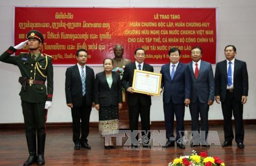 ความสัมพันธ์ระหว่างเวียดนามกับลาวมีความหมายพิเศษต่อประชาชนทั้งสองประเทศ - ảnh 1