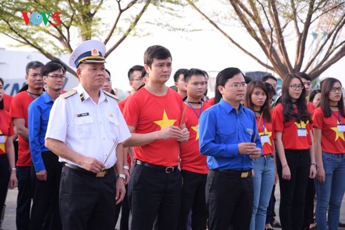 กิจกรรมขบวนการเยาวชนเพื่อทะเลและเกาะแก่งของปิตุภูมิปี2018 - ảnh 2