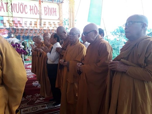 พุทธสมาคมส่วนกลางเวียดนามจัดพิธีสวดมนต์สำนึกในบุญคุณของทหารพลีชีพเพื่อชาติ - ảnh 1