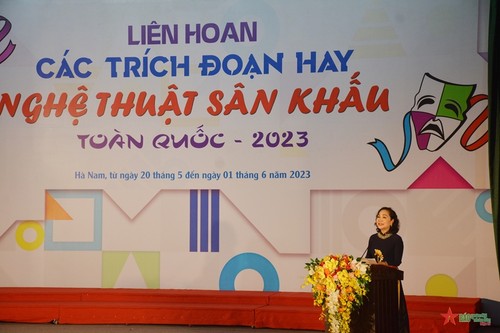 งานมหกรรมละครเวทีทั่วประเทศปี 2023  - ảnh 2