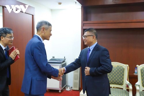 เวียดนามและกัมพูชาผลักดันความร่วมมือด้านการป้องกันและต่อต้านแก๊งคอลเซ็นเตอร์ - ảnh 1