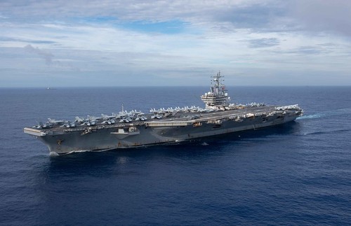 US aircraft carrier Ronald Reagan leaves Vietnam - ảnh 1