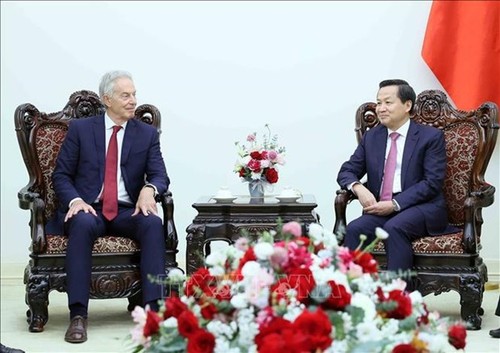 Deputy PM receives former UK PM Tony Blair - ảnh 1