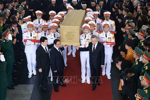 Memorial service, burial ceremony for Party General Secretary Nguyen Phu Trong held  - ảnh 5