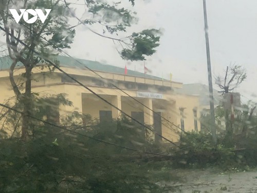 Typhoon Yagi makes a landfall on Quang Ninh, Hai Phong - ảnh 1