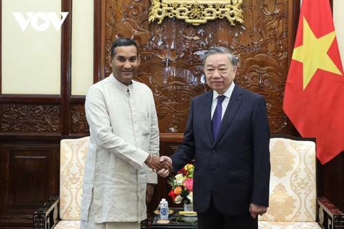 Top leader receives newly-appointed foreign ambassadors  ​ - ảnh 2