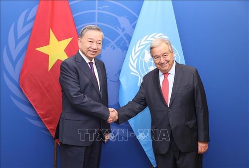 Vietnamese top leader meets with international organizations’ heads - ảnh 1