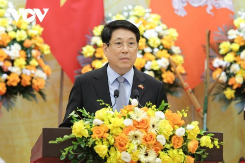 Vietnamese State President hosts banquet in honor of King of Bhutan - ảnh 3