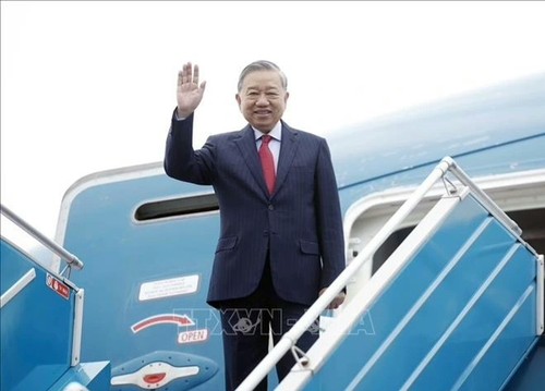 Party chief To Lam departs Hanoi for working visit to US - ảnh 1