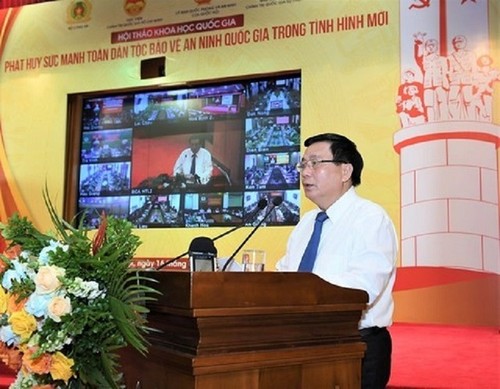 Hội thảo khoa học quốc gia “Phát huy sức mạnh toàn dân tộc bảo vệ an ninh quốc gia trong tình hình mới” - ảnh 1