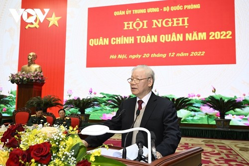 Quân đội Nhân dân Việt Nam nâng cao sức mạnh chiến đấu, vững mạnh về chính trị, để bảo vệ đất nước - ảnh 3