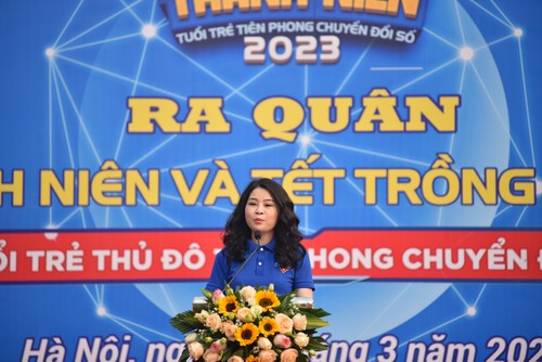 Tuổi trẻ thủ đô ra quân tháng Thanh niên và tết trồng cây năm 2023 - ảnh 1