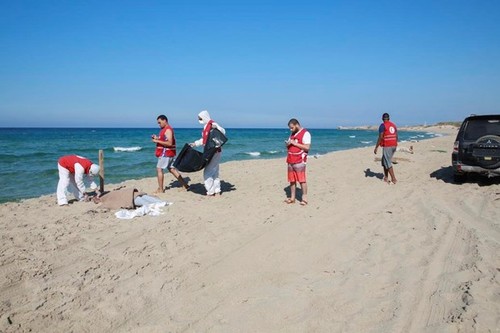 Recuperan cuerpos de 62 migrantes tras naufragio en el mar Mediteráneo  - ảnh 1