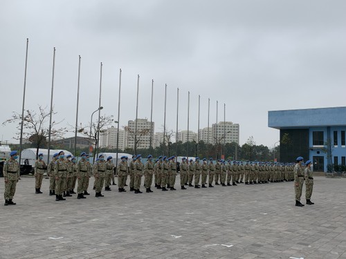 Los cascos azules de Vietnam dispuestos a cumplir su misión en África - ảnh 2