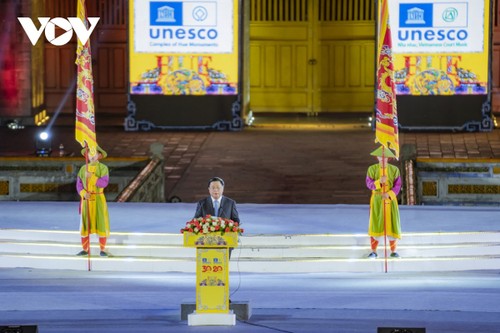 Celebran el trigésimo aniversario del Conjunto de Monumentos de Hue como Patrimonio Cultural de la Humanidad - ảnh 1