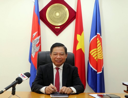 Embajador vietnamita resalta importancia de visita de To Lam a Camboya - ảnh 1