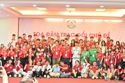 Campamento de Jóvenes y Voluntarios de la Cruz Roja saluda Día Mundial de Primeros Auxilios - ảnh 1