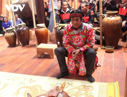 El singular ritual de mudanza del pueblo Ede en Dak Lak - ảnh 2