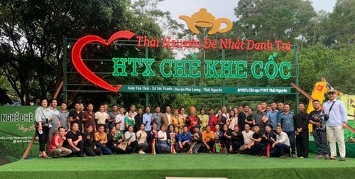 Campos de té en Thai Nguyen prosperan en la nueva era digital  - ảnh 3