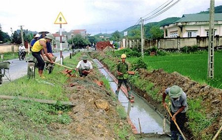 การพัฒนาชนบทใหม่ การสานฝันให้เป็นจริงในตำบลแทงวัน กรุงฮานอย - ảnh 1