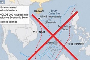 แผนที่ “เส้นประ 10 เส้น” สะท้อนให้เห็นแผนกุศโลบายครอบครองทะเลตะวันออก - ảnh 1